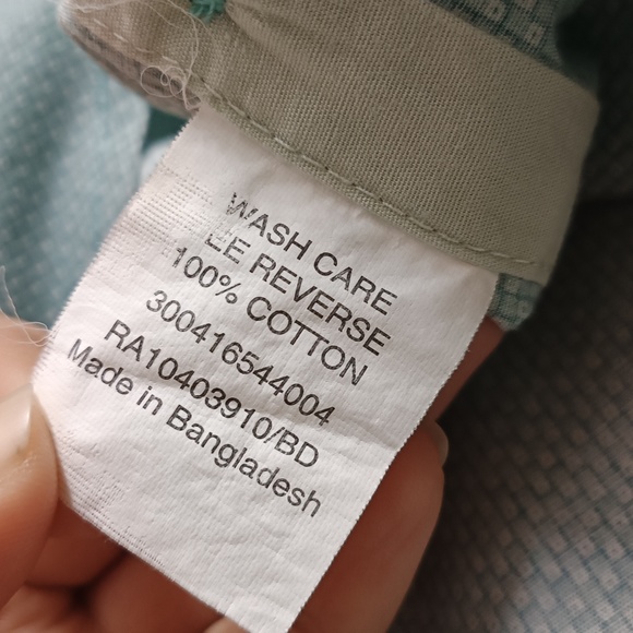 Westport Authentic Sports casual Men's Green Printed Custom Fit Cotton Shirt - Picture 7 of 7